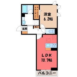 古河駅 徒歩27分 1階の物件間取画像